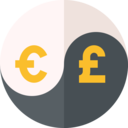 money,business and finance,pound,euro,yin yang